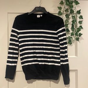 Black and white stripped sweater from GAP